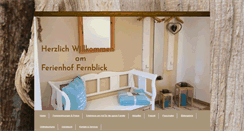 Desktop Screenshot of ferienhof-fernblick.de